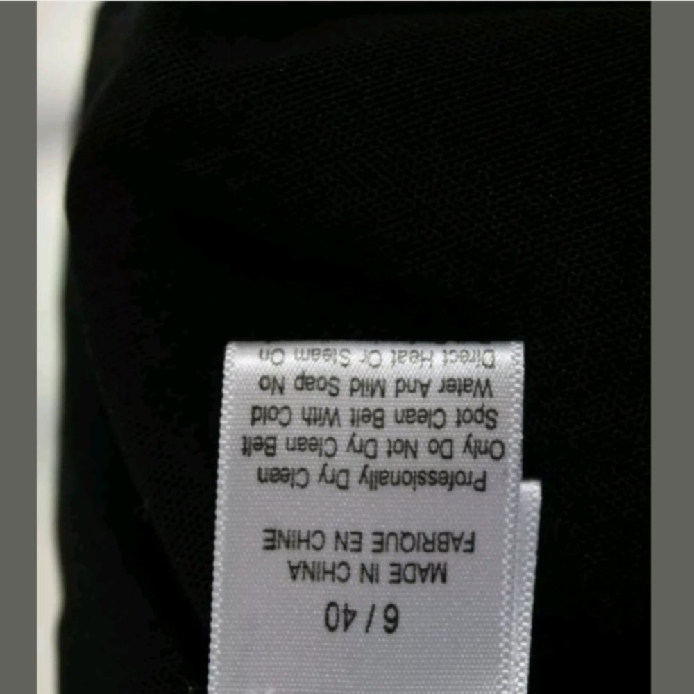 VERA WANG LAVENDER LABEL GOWN BLACK DRAPE DRESS 6 - Picture 6 of 6
